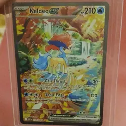 Pokemon Keldeo ex 167/086 Sv: White Flare Special Illustration Rare Holo 210HP - Image 1