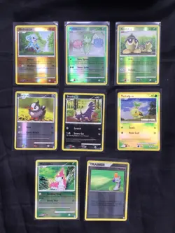 Pokemon Cards: Diamond and Pearl 269 Card Reverse Holo/Non-Holo Lot - Image 5