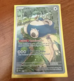 Pokemon TCG Snorlax SVP 051 Scarlet & Violet 151 Black Star Promo - Image 1