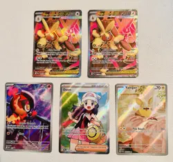 Pokemon Phantasmal Flames Lot of 5 Illustration & Ultra Rare’s: Dawn, Charcadet - Image 1