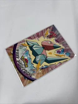 2000 Topps Pokemon TV Animation Edition Series Blue Logo #137 Porygon Non Holo - Image 2
