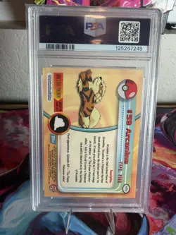 GRADED PSA 9 1999 TOPPS Pokemon T.V. Arcanine #59 - Image 4