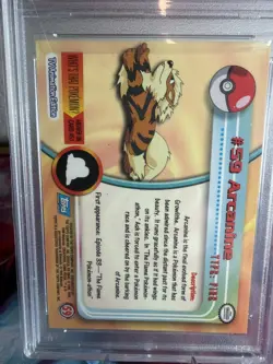 GRADED PSA 9 1999 TOPPS Pokemon T.V. Arcanine #59 - Image 5