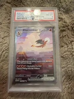 2023 Pokemon Mew En Charizard Special Illustration NM-MT PSA 8 - Image 1