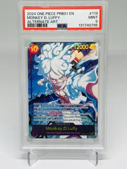 Monkey D. Luffy OP05‑119 V.2 PSA 9 Mint .EN One Piece Card - TCG - THE Best - Image 1