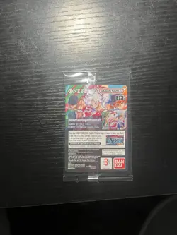 Bandai One Piece CCG Monkey D. Luffy Promo Holo Card US Voyage Basketball - Image 2