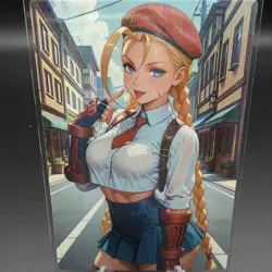 Cammy White Anime Waifu Card Doujin ACG Goddess Holo - Image 1