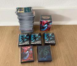 Pokemon Deck Box Sleeve TCG Bulk Card Lot 500+ Random Common/Uncommon/Rare Cards - Image 1