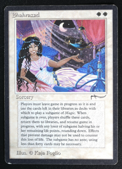 Shahrazad Arabian Nights Magic Card Reserved List MTG - Image 1