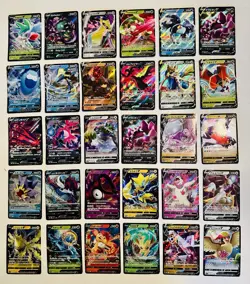 Pokemon Lot of 30 Full Art V Cards Shaymin Inteleon Garchomp Tornadus - Image 1