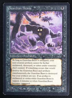 Guardian Beast Magic Card Arabian Nights Reserved List MTG - Image 1