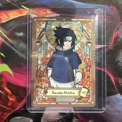 Sasuke Uchiha NARUTO NRSA01-SP-002L5 Naruto Kayou Card - ENGLISH - Heaven Scroll - Image 1