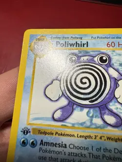 Poliwhirl 38/102 Shadowless 1st Edition Base Set Pokemon Card LP - Image 3