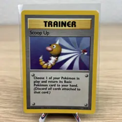 1999 Scoop Up 78/102 Rare Trainer Pokemon Card WOTC Base Set - Image 1