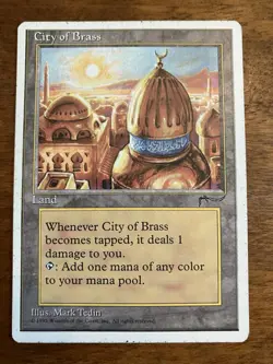 Magic the Gathering (LP) City Of Brass Chronicles MTG Vintage 1995 - Image 1