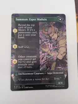 Esper Origins (BORDERLESS FOIL) MTG | NM/EX | Final Fantasy - Image 2