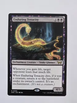 Enduring Tenacity - R0095 Reg - Duskmourn: House of Horror - MTG - NM - Image 1