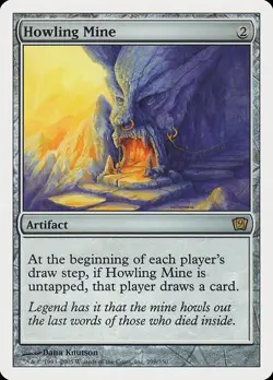 9th Edition MTG Howling Mine Magic - Image 1