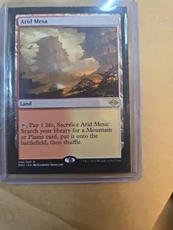 Arid Mesa Modern Horizons 2 Regular Mint Never Played, Hard Case Since Pull - Image 2