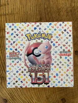 Pokemon 151 SV2A Japanese Booster Box Sealed With Shrink - Image 1