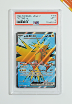 Pokemon PSA 9 Zapdos #192 MEW EN 151 Ultra Rare 2023 English - Image 1