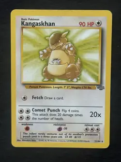 Kangaskhan 5/64 + Kangaskhan 21/64 - Jungle Set / Holo + Rare / Pokemon Karten - Image 4