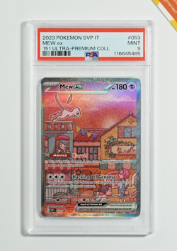 Pokemon PSA 9 Mew Ex #053 SVP IT 151 Ultra-Premium Collection 2023 Italiano - Image 1