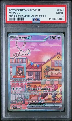 Pokemon PSA 9 Mew Ex #053 SVP IT 151 Ultra-Premium Collection 2023 Italiano - Image 2