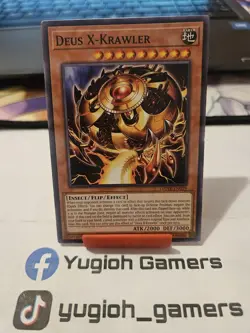Yu-Gi-Oh Deus X Krawler DANE 1st Edition Common Light Played - Image 1