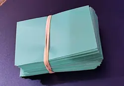 Mint Green Japanese Size Card Sleeves (Yu-Gi-Oh) - Image 1