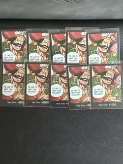 10x Playset - DON!! Gol D. Roger Foil Carrying On His Will OP13 - One Piece TCG - Image 1
