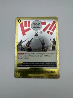 One Piece The Best Vol. 2 You're the One Who Should Disappear OP06-115 Foil NM - Image 1