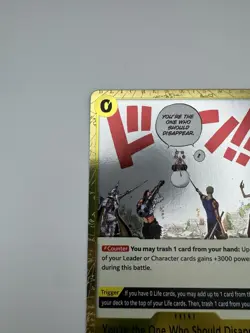 One Piece The Best Vol. 2 You're the One Who Should Disappear OP06-115 Foil NM - Image 2