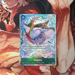 Megalo EB04-018 R ALT ART The Azure Seas Seven One Piece CCG ENGLISH OP14 - Image 1