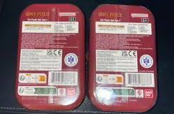 One Piece Card Game Tin Pack Set Volume 1 Brand New Sealed Two Tins - Image 2