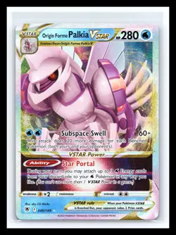 💥 Pokemon Card Origin Forme Palkia VSTAR 040/189 Astral Radiance Holo - Image 1