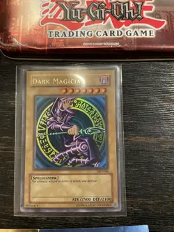 Yu-Gi-Oh! TCG Card Lot Dark Magician Tin with Dark Magician Card - Image 2