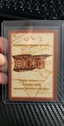 BANDAI One Piece Hyper Battle LUFFY PIRATES S17 HOLO FOIL SCARCE EARLY CARD - Image 2