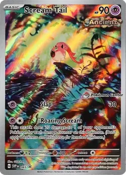 Scream Tail - 065 (Pokemon Center Exclusive) 065 Sv: Scarlet & Violet Promo Card - Image 1
