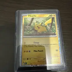 McDonald's Pikachu Promo 2024 NM Pokemon TCG Card 002/015 - Image 1