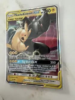 Pikachu & Zekrom GX TAG TEAM 33/181 - SM Team Up - NM/LP - Pokemon Card - Image 3