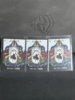 3x One Piece DON!! Card OP05 Kaido Alt Art - Special Don!! Card - Image 1