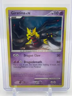 Giratina Lv. 70 - 28/127 DPPt Platinum Exclusive Holo Rare Pokemon Card - Swirl - Image 1