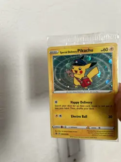 Special Delivery Pikachu SWSH074 Holo Promo Card SEALED - Image 2