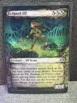 Eclipsed Elf (Showcase) Lorwyn Eclipsed Foil - Image 1