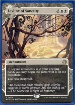 Leyline of Sanctity Wilds of Eldraine: Enchanting Tales Regular - Image 1