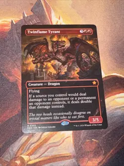 Twinflame Tyrant X1 Mtg Foundations Nm Borderless - Image 1