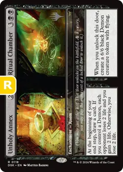 MTG Unholy Annex // Ritual Chamber DSK R Enchantment Room NM - Image 1