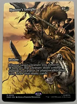MTG Marvel Universe Hunter’s Insight Instant MYTHIC REGULAR #0035 - Image 1