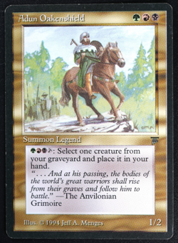 Adun Oakenshield Legends Magic Card Reserved List MTG - Image 1